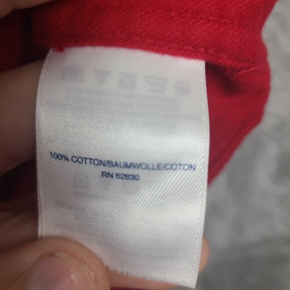 Lands End Long Sleeve Red Men's Traditional Fit Flagship‎ Flannel Shirt Size L - Picture 4 of 7